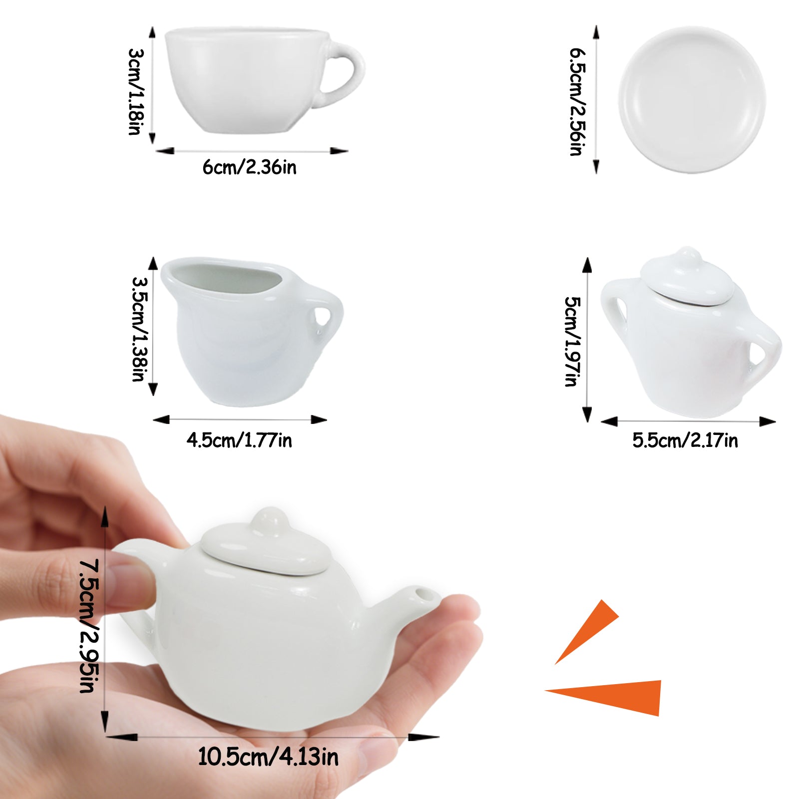 Painting tea set